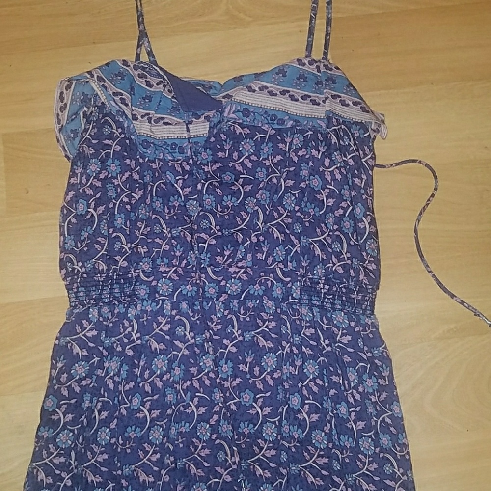 Floral American eagle dress